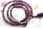 Amethyst yoga gebedsmala, Nieuw, Steen of Mineraal, Paars, Verzenden