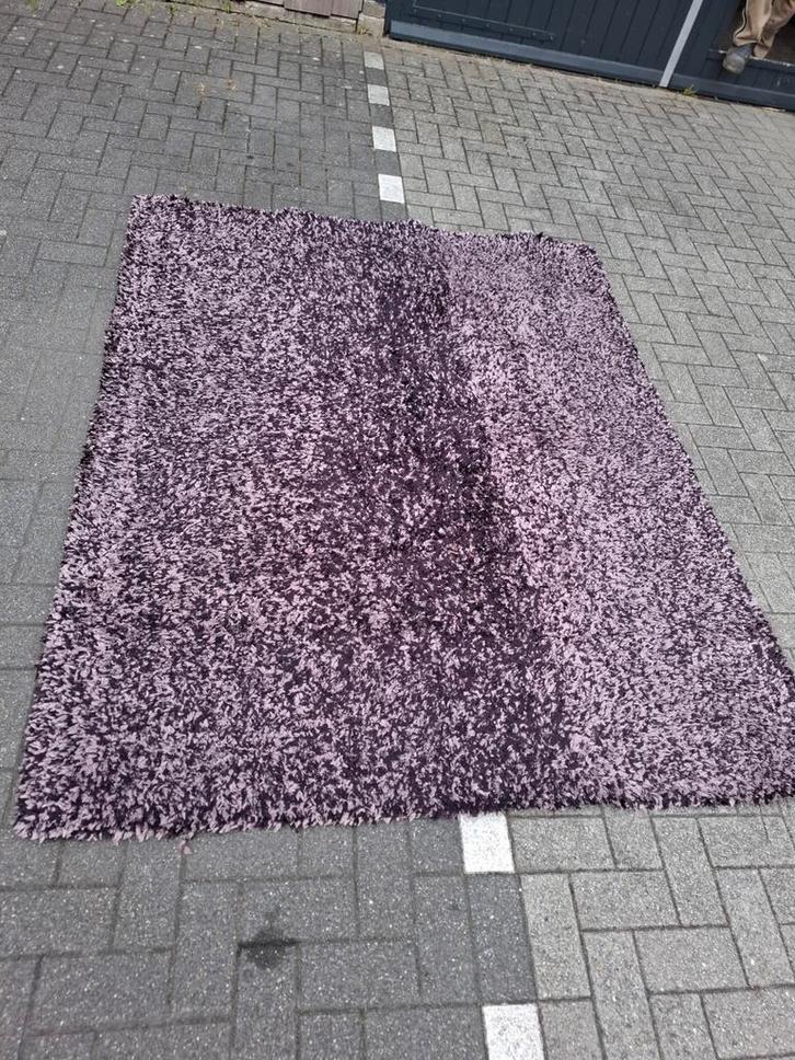 Paars/Grijs Vloerkleed 240x160, Huis en Inrichting, Stoffering | Tapijten en Kleden, Zo goed als nieuw, 150 tot 200 cm, 200 cm of meer
