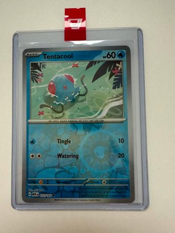 Tentacool 072/151 Reserve Holo, Pokemon Scarlet & Violet 151 beschikbaar voor biedingen