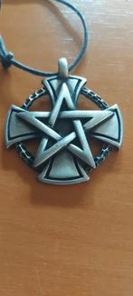 Pentagram ketting, Sieraden, Tassen en Uiterlijk, Kettingen, Ophalen of Verzenden, Nieuw, Overige materialen