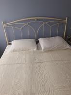 Landelijk/romantisch 2-persoonsbed 160 x 200, Huis en Inrichting, Slaapkamer | Bedden, Ophalen, Wit, Tweepersoons, Landelijk