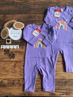 2x paars boxpakje pyjama wibra regenboog maat 50/56, Meisje, Nieuw, Ophalen of Verzenden, Pakje