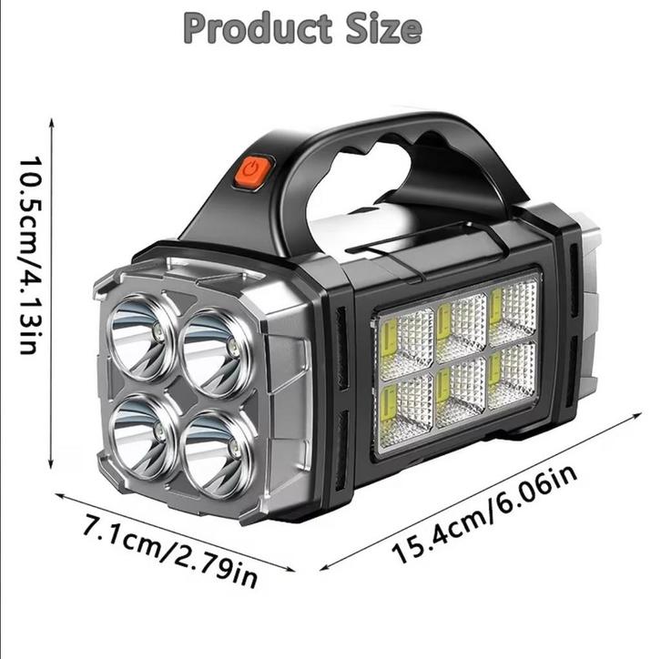 Altijd licht. Altijd stroom. Waar je ook bent., Caravans en Kamperen, Zaklampen, Nieuw, Zonne-energie, Verzenden