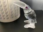 Swarovski Toekan op stam, Verzamelen, Swarovski, Ophalen of Verzenden, Zo goed als nieuw, Figuurtje