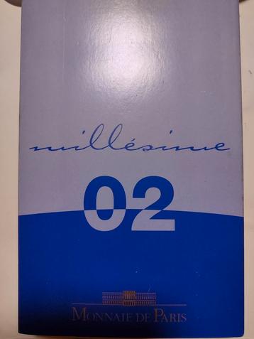 Frankrijk 1 ct t/m 2 euro 2002 PROOF  beschikbaar voor biedingen