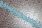 Haspel kant sierband schulprandje - 15mm - licht blauw #1763, Hobby en Vrije tijd, Naaien en Fournituren, Ophalen of Verzenden