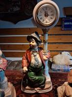 Vintage Klok met Figuur, Ophalen of Verzenden