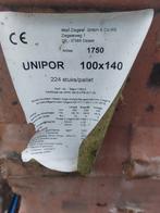 Unipor 100x140 Baksteen circa 430 st., Doe-het-zelf en Verbouw, Metselstenen, Ophalen of Verzenden, Gebruikt, Bakstenen
