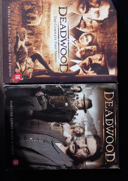 Deadwood seizoen 1 & 2  Dus 2 losse seizoenen., Cd's en Dvd's, Dvd's | Avontuur, Zo goed als nieuw, Boxset, Vanaf 12 jaar, Ophalen of Verzenden
