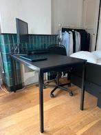Zwarte Ikea tafel Tärendö, Huis en Inrichting, Gebruikt, 100 tot 150 cm, Tot twee personen, Rechthoekig