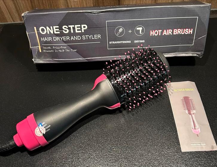 Föhn borstel en haardroger Blower Brush  - NIEUW, Sieraden, Tassen en Uiterlijk, Uiterlijk | Haarverzorging, Nieuw, Ophalen of Verzenden