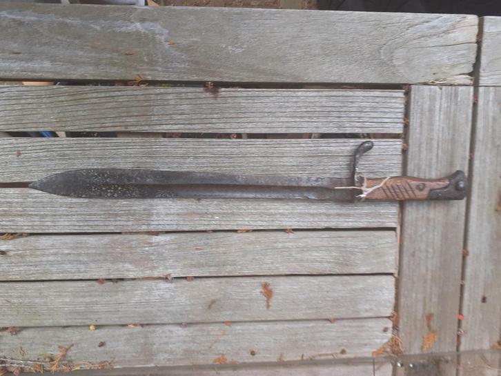 Duitse WO1 Bajonet type "Butcher" Bodemvondst in Goede Staat, Antiek en Kunst, Antiek | Gereedschap en Instrumenten, Ophalen of Verzenden