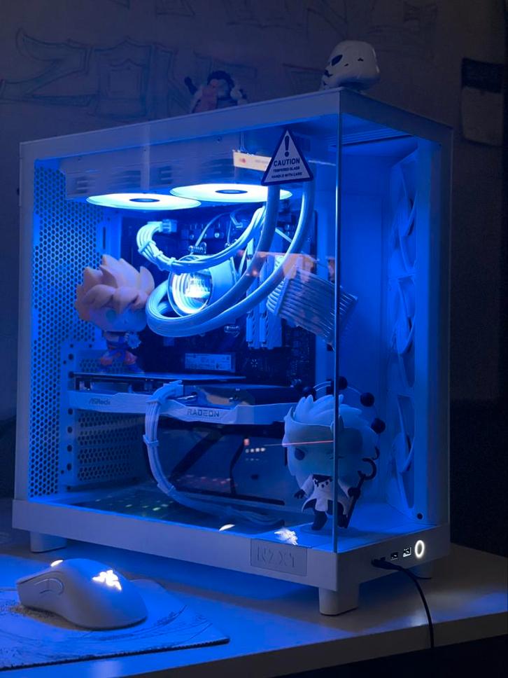 Nzxt h6 flow | Witte Gaming Pc, Computers en Software, Desktop Pc's, Nieuw, 3 tot 4 Ghz, SSD, 32 GB, Met videokaart, Gaming, Ophalen