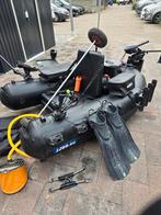 Complete Jumbo Bellyboat met Motor en toebehoren, Watersport en Boten, Ophalen, Zo goed als nieuw