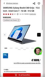 Samsung Galaxy book4, Computers en Software, Tablet-hoezen, Ophalen of Verzenden, Zo goed als nieuw, 10 inch, Bescherming voor- en achterkant