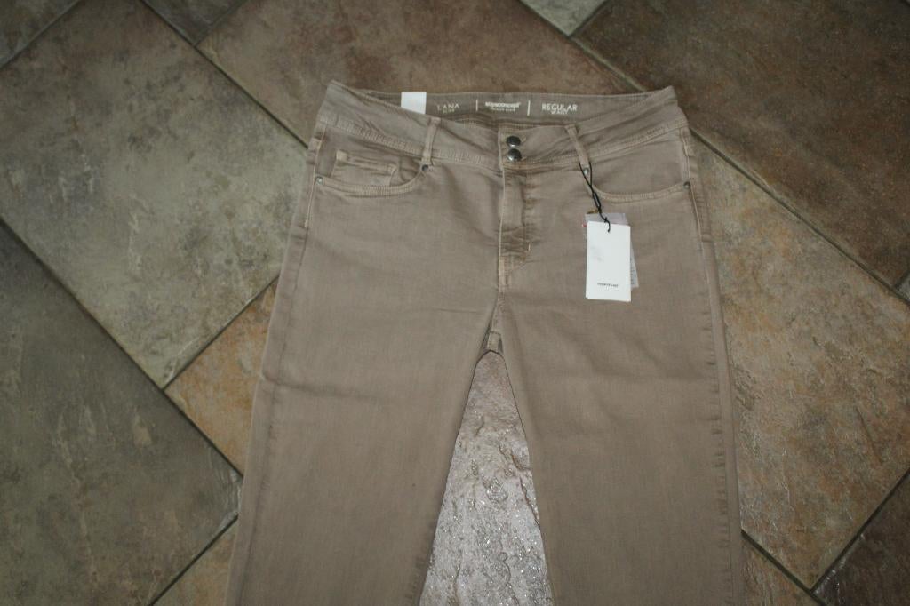 Soyaconcept lana bruine stretch broek mt 42/31 KOOPJE, Bruin, Soyaconcept, ., Maat 42/44 (L)