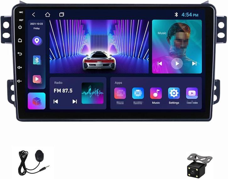 Opel Agila – CarPlay & Android Auto + camera Inbouw, Auto diversen, Autoradio's, Nieuw, Ophalen of Verzenden