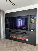 Cinewall inclusief haard, Huis en Inrichting, Haarden, Ophalen, Zo goed als nieuw, Vrijstaande haard, Elektrische haard