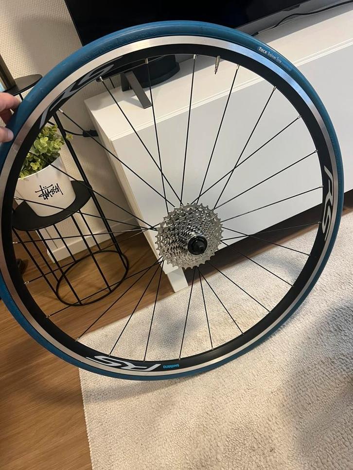 Niet gebruikt RS shimano achterwiel met cassette, Fietsen en Brommers, Fietsonderdelen, Nieuw, Racefiets, Wiel, Ophalen