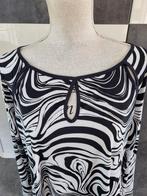 Bodyflirt shirt zwart-wit patroon, Zwart, Maat 46/48 (XL) of groter, Ophalen of Verzenden, Zo goed als nieuw
