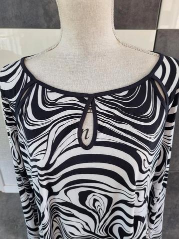 Bodyflirt shirt zwart-wit patroon beschikbaar voor biedingen