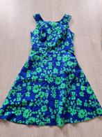 Blauw groene jurk met bloemen maat 36 merk Lola Liza, Blauw, Ophalen of Verzenden, Zo goed als nieuw, Maat 36 (S)