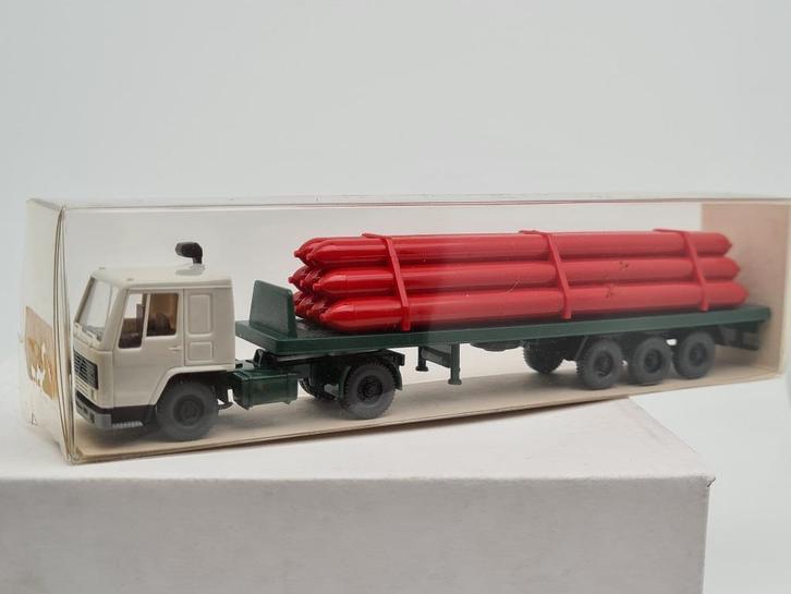 Vloeibaar gas transport Volvo FL10 vrachtwagen - Wiking 1/87, Hobby en Vrije tijd, Modelauto's | 1:87, Zo goed als nieuw, Bus of Vrachtwagen