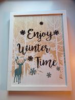 Kerstdecoratie Winter Tafereel, Ophalen of Verzenden, Zo goed als nieuw