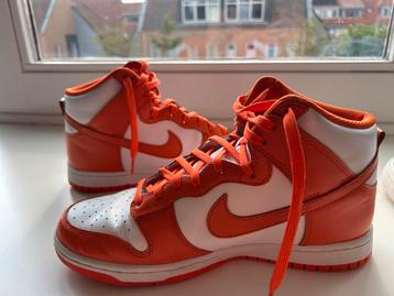 Nike Hi Dunk Retro White Orange - Maat 42,5 beschikbaar voor biedingen