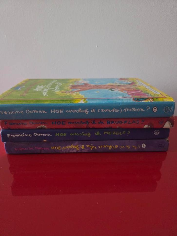 Francine Oomen - Hoe Overleef Ik? Serie (4 boeken), Boeken, Kinderboeken | Jeugd | 10 tot 12 jaar, Ophalen of Verzenden