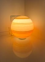 Vintage wofi leuchten lamp glas planeet bollamp, Ophalen of Verzenden, Glas, Minder dan 50 cm