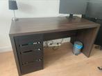 Ikea bureau met apart gekochte laden kast, Gebruikt, Ophalen of Verzenden