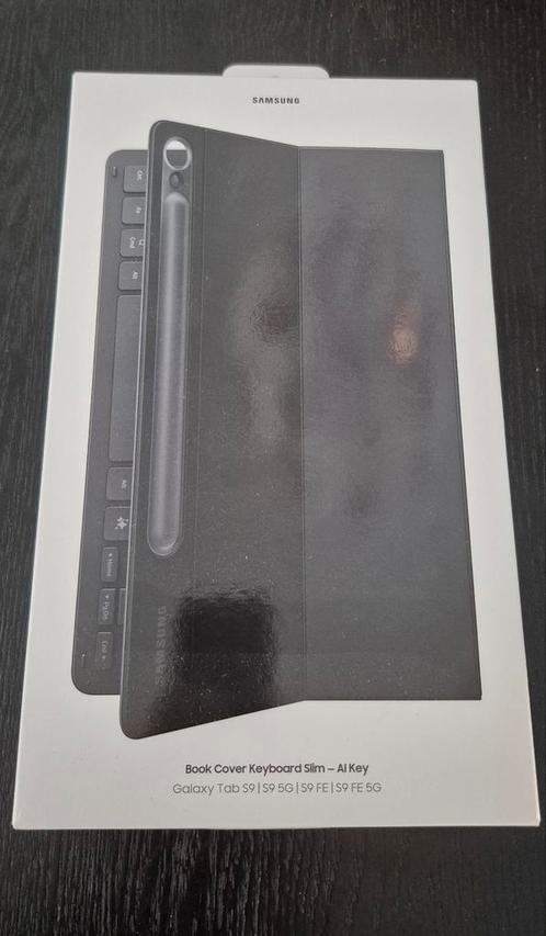Tab S9 | S9 | S10 FE | AI Book Cover Keyboard Slim QWERTY, Computers en Software, Tablet-hoezen, Nieuw, Ophalen of Verzenden