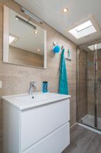 mobiele luxe badkamer,  toilet, douche, etc. goed geïsoleerd, Ophalen, Zo goed als nieuw, Rvs, Douche