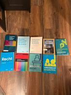 Hbo minor recht studieboeken + EVENTUEEL MET WETTENBUNDELS, Boeken, Ophalen of Verzenden, Beta, Zo goed als nieuw, HBO
