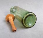 17 de eeuw Waldglas Medicijnfles met Benen Tuit Bodemvondst, Ophalen of Verzenden