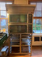 2 Professionele Bakermat Ovens met Regaalwagens, Zakelijke goederen, Horeca | Keukenapparatuur, Ophalen, Gebruikt, Ovens, Magnetrons en Steamers