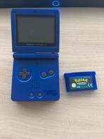 Gameboy SP - Kyogre Limited Edition + Pokémon Sapphire, Ophalen of Verzenden, Gebruikt, Game Boy Advance SP, Met games