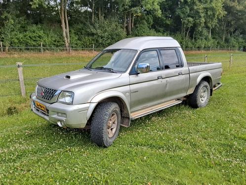 Mitsubishi L200 2.5 D GLS DC Lang 4WD 2004, Auto's, Bestelauto's, Particulier, 4x4, Airbags, Centrale vergrendeling, Elektrische buitenspiegels