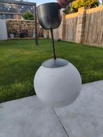 Glazen bol hanglamp, Huis en Inrichting, Ophalen of Verzenden, Zo goed als nieuw, Glas, Minder dan 50 cm