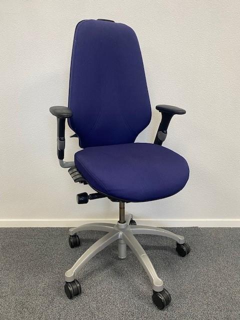 RH Logic 400 (gebruikt), Huis en Inrichting, Bureaustoelen, Gebruikt, Bureaustoel, Blauw, Ergonomisch, Ophalen of Verzenden