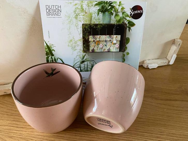 2st Senseo koffie mokjes “ Art of Nature “( nieuw!), Huis en Inrichting, Keuken | Servies, Nieuw, Kop(pen) en/of Schotel(s), Overige stijlen