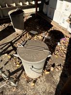 Oude Zinken Vuilnisbak Tilburg ed, Gebruikt, 50 tot 75 cm, 40 liter of meer, Ophalen of Verzenden