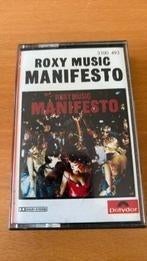 Roxy Music muziek cassette Manifesto 10 tracks dolby TOPPER, Gebruikt, Ducoso, 1 bandje, Ophalen of Verzenden