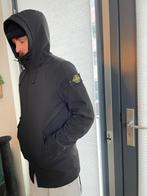 Stone Island Soft Shell-R Hooded Jacket, fleece lined, black, Ophalen of Verzenden, Zo goed als nieuw