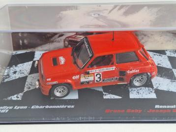Renault 5 Turbo No.3 Rallye Lyon Charbonnieres Ixo Altaya beschikbaar voor biedingen