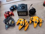 Gamecube met meerdere controllers, Spelcomputers en Games, Spelcomputers | Nintendo GameCube, Met 2 controllers, Ophalen of Verzenden