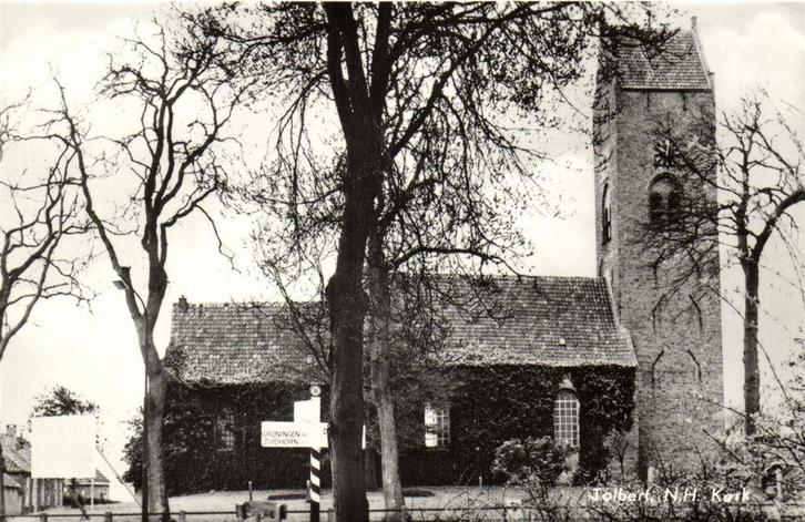 Tolbert, N.H. Kerk - ongelopen, Verzamelen, Ansichtkaarten | Nederland, Ongelopen, Noord-Brabant, Voor 1920, Ophalen of Verzenden