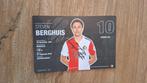 Spelerskaart met handtekening; Steven Berghuis #3 Feyenoord, Verzenden, Nieuw, Feyenoord, Spelerskaart