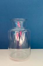 Glazen vaas/voorraadpot groot glas, Overige kleuren, Ophalen of Verzenden, Minder dan 50 cm, Glas